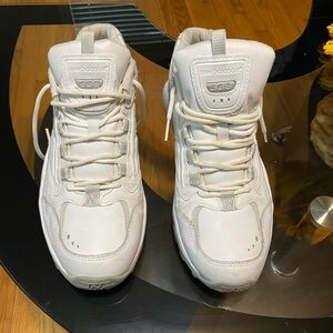 New Balance White High-Top Sneakers